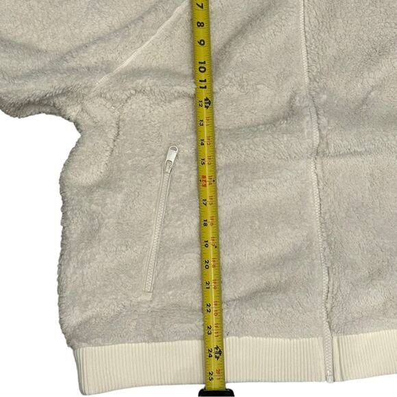 Athleta Cream Tugga Sherpa Jacket Sz 1X - Picture 9 of 10